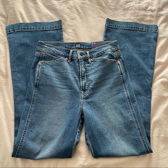 GAP Denim - GAP high rise flare jeans 8/29